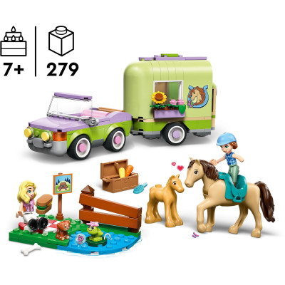 LEGO Конструктор LEGO Friends Причіп для коня та коня