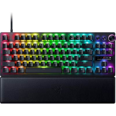 Razer Клавіатура механічна Razer Huntsman V3 Pro TKL 8KHz, 84key, Analog Optical Switch Gen-2, USB-A, EN, RGB, чорний