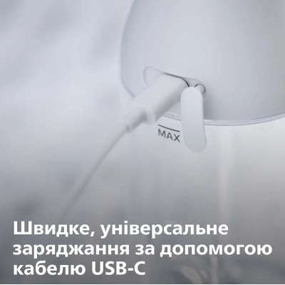 Philips Іригатор портативний Sonicare Cordless Power Flosser 3000, чаша 250 мл, чохол, 2 насадки , білий