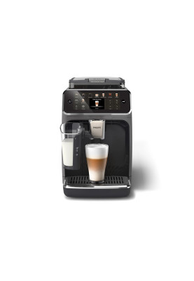 Philips Кавомашина Philips Series 5500, 1.8л, зерно+мелена, автомат.капуч, дисплей, авторецептів -22, холодна кава, сріблясто-чорний