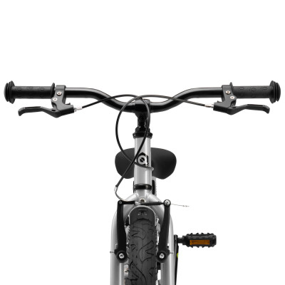 Miqilong Детский велосипед ST 20" срібний