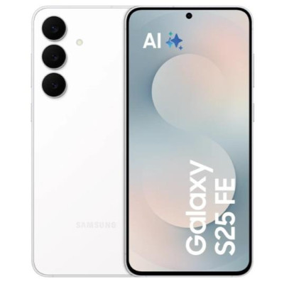 Samsung Смартфон Samsung Galaxy S25 FE 5G (S731) 6.7 '8/256ГБ, 2SIM, 4900мА•рік, білий