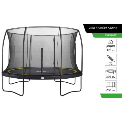 Salta Comfort Edition круглий 396 см Black