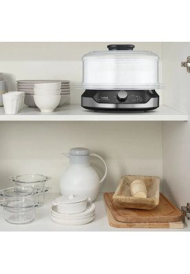 Tefal Пароварка Ultracompact, 800Вт, об'єм-9л, резервуар для води -1л, механічне керув., пластик, чорний
