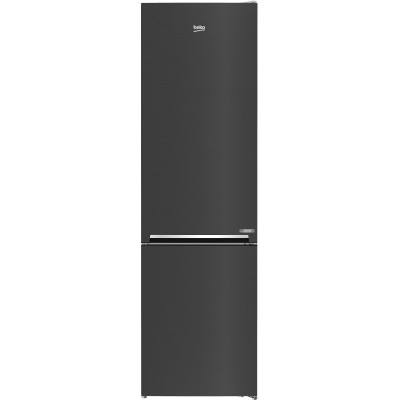 Beko Холодильник Beko з нижн. мороз., 203x60x67, xолод.відд.-253л, мороз.відд.-109л, 2дв., E, NF, HarvestFresh, нержавіюча сталь чорного кольору