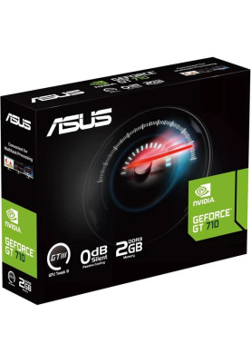 ASUS Вiдеокарта GeForce GT710 2GB GDDR3 silent GT710-SL-2GD3-BRK-EVO