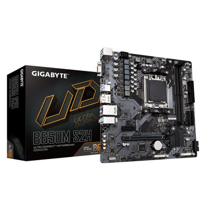 Gigabyte Материнська плата B650M S2H sAM5 B650 2xDDR5 M.2 HDMI DP mATX