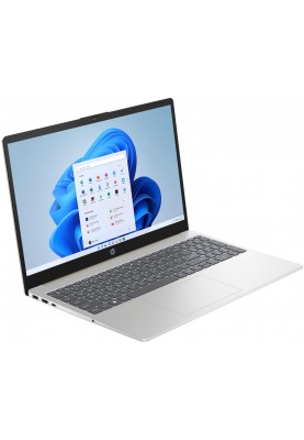 HP Ноутбук 15-fd0088ua 15.6" FHD IPS AG, Intel N100, 8GB, F512GB, UMA, DOS, золотистий