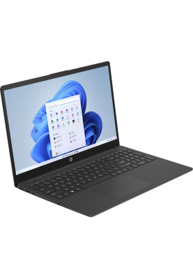 HP Ноутбук 15-fc0086ua 15.6" FHD IPS AG, AMD Athlon 7220U, 8GB, F256GB, UMA, DOS, чорний