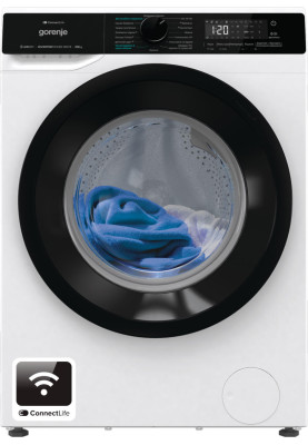 Gorenje Прально-сушильна машина фронтальна, 8(5)кг, 1400, A+, 51см, дисплей, інвертор, Wi-Fi, білий