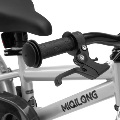 Miqilong Дитячий велосипед ST 12" сріблий