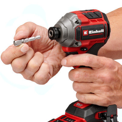 Einhell Гвинтоверт акумуляторний ударний Einhell Professional TP-CI 18/250-C Li BL - Solo 18В безщітковий 250Нм 0-2800об/хв 0.95кг без АКБ та ЗП Einhell Гвинтоверт акумуляторний ударний Einhell Professional TP-CI 18/250-C Li BL - Solo 18В безщітковий 250Нм 0-2800об/хв 0.95кг без АКБ та ЗП