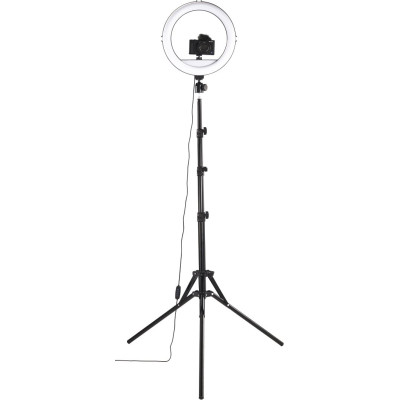 HAMA Штатив зі світлодіодним кольцем SpotLight Steady 120 V2 BT Black