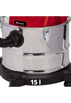 Einhell Пилосос для золи акум TE-AV 18/15 Li C - Solo, PXC, 18В, 15л, 100 мбар