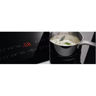 Electrolux Варильна поверхня індукційна, 78см, розширена зона, Hob2Hood, чорний