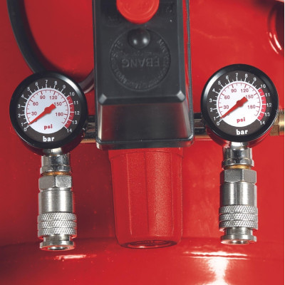 Einhell Компрессор повітряний TC-AC 420/50/10 V, 2200Вт, 50л, 420л/хв, 10бар, 2 циліндри (V-подібний), 42кг Einhell Компрессор повітряний TC-AC 420/50/10 V, 2200Вт, 50л, 420л/хв, 10бар, 2 циліндри (V-подібний), 42кг