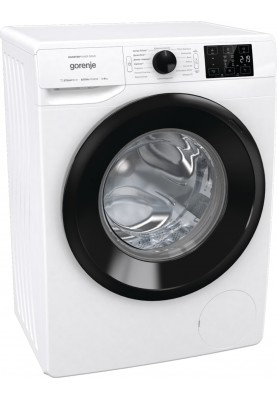 Gorenje Пральна машина фронтальна, 8кг, 1400, A+++, 46,5см, дисплей, пара, інвертор, білий