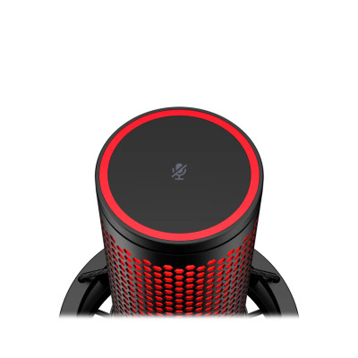 HyperX Мікрофон геймінговий QuadCast 2, Omni/Uni/Bi, USB-A, 3м, RGB, чорний