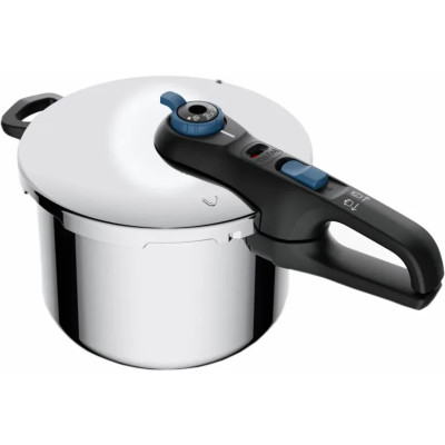 Tefal Скороварка Tefal Secure Trendy, 8л, з паровим кошиком, нержавіюча сталь, пластик