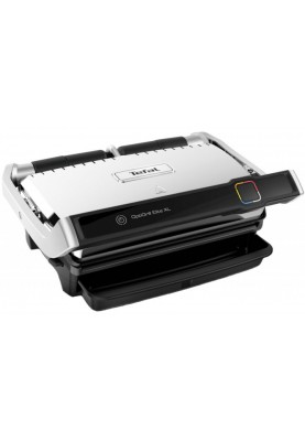 Tefal Гриль прижимний OptiGrill Elite XL 2200Вт, темп. режимів-16, з`ємні пластини, метал