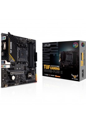 ASUS Материнcька плата TUF GAMING A520M-PLUS II sAM4 A520 4xDDR4 HDMI DVI D-Sub mATX