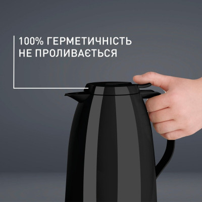 Tefal Термоглечик Mambo, 1.5л, пластик, чорний Tefal Термоглечик Mambo, 1.5л, пластик, чорний