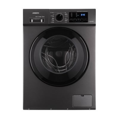 ARDESTO Пральна машина фронтальна Black Mars, 7кг, 1400, А+++, 48см, дисплей, пара, інвертор, підсвіч.барабана, сірий