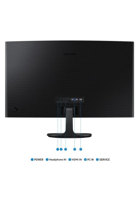 Samsung Монітор 27" S27D360 D-Sub, HDMI, VA, 100Hz, 4ms, CURVED