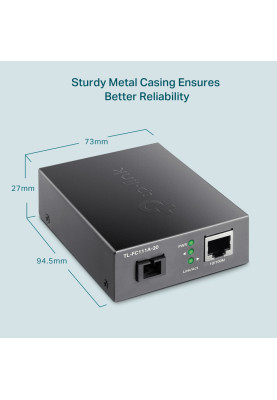 TP-Link Медіаконвертер FC111A-20 1xFE, 100Base-LX, SM, WDM, 20km, SC