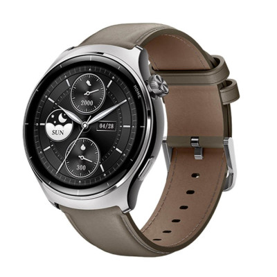 Mibro Смарт-годинник Lite 3 Pro 45мм, 1.32", 466x466, AMOLED, BT 5.3, GPS, 5 ATM, сірий хакі