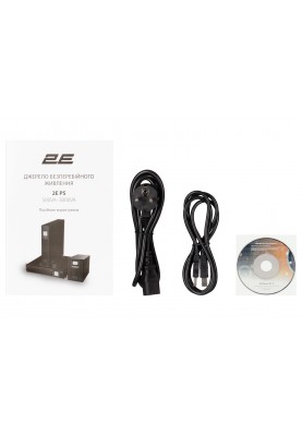 2E Джерело безперебійного живлення PS1000RT, 1000VA/800W, RT2U, LCD, USB, 3xC13