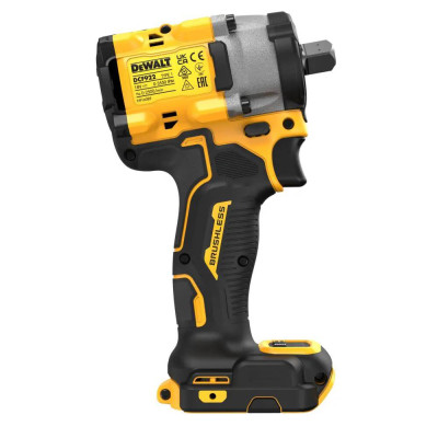 DeWALT Гайковерт ударний акумуляторний DeWALT XR Li-Ion 18В 610Нм 1440-2500об/хв 3550уд/хв 1/2" кейс TSTAK 1.1кг без АКБ та ЗП