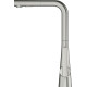 Grohe Змішувач для кухні Scala, довж.виливу - 205мм, поворотний/витяжний, 1важіль, супер сталь