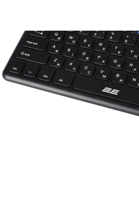 2E Клавіатура ножнична KT100 78key, WL, EN/UK, чорний