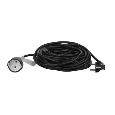 2E Мережевий подовжувач 1XSchuko, 3G*1.5мм, 15м, black