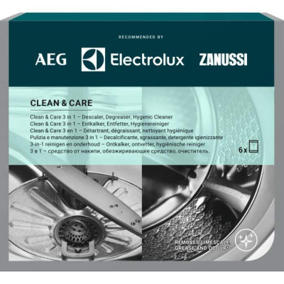 Electrolux Набір для чищення стиральних та посудомийних машин, 6x50гр