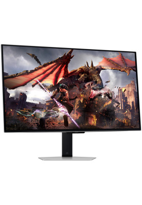 Samsung Монітор 32" Odyssey G80SD HDMI, DP, USB, Bluetooth, OLED, 3840x2160, 240Hz, 0.3ms, G-Sync Compatible