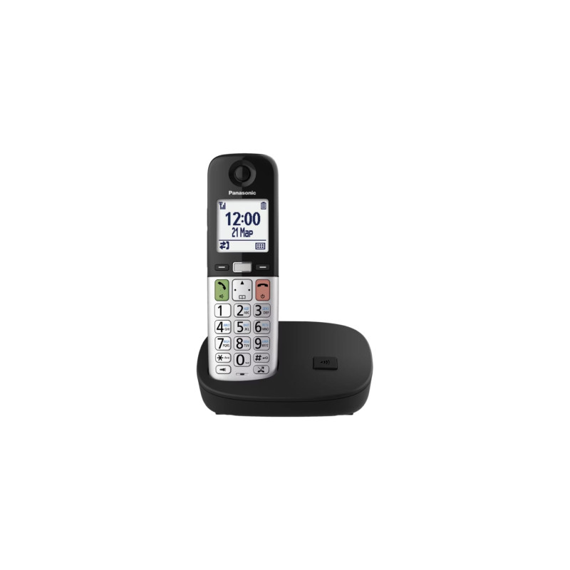 Panasonic Радіотелефон DECT KX-TGU410UCB, чорно-сріблястий