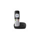 Panasonic Радіотелефон DECT KX-TGU410UCB, чорно-сріблястий
