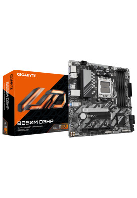 Gigabyte Материнська плата B850M D3HP sAM5 B850 4xDDR5 M.2 HDMI DP mATX