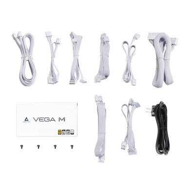 Chieftec Блок живлення Vega M White (1000W), >90%, 80+ Gold Chieftec Блок живлення Vega M White (1000W), >90%, 80+ Gold