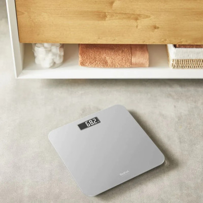 Tefal Веси Tefal підлогові Premiss, 160кг, AAAx2 в комплекті, скло, сірий