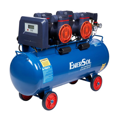 EnerSol Компресор повітряний ES-AC885-100-4OF безолійний 3360Вт, 100л, 885л/хв, 8бар, 46.5кг