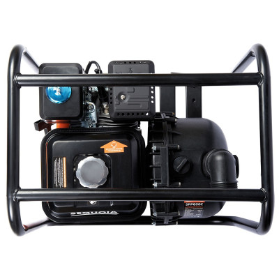 SEQUOIA Мотопомпа бензинова SEQUOIA SPP600C для агресивних речовин, 4.78кВт/6.5к.с., 600л/хв, висота 30м, частки 5мм, бак 3.5л, діаметр патрубків 2"/50мм, ручний старт, 22кг