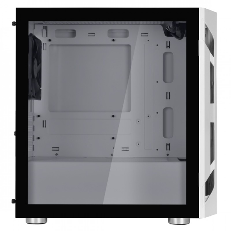 SilverStone Корпус FARA FAH1MW-G, без БЖ, 1xUSB3.0, 2xUSB2.0, 1x120mm Black fan, TG Side Panel, mATX, White
