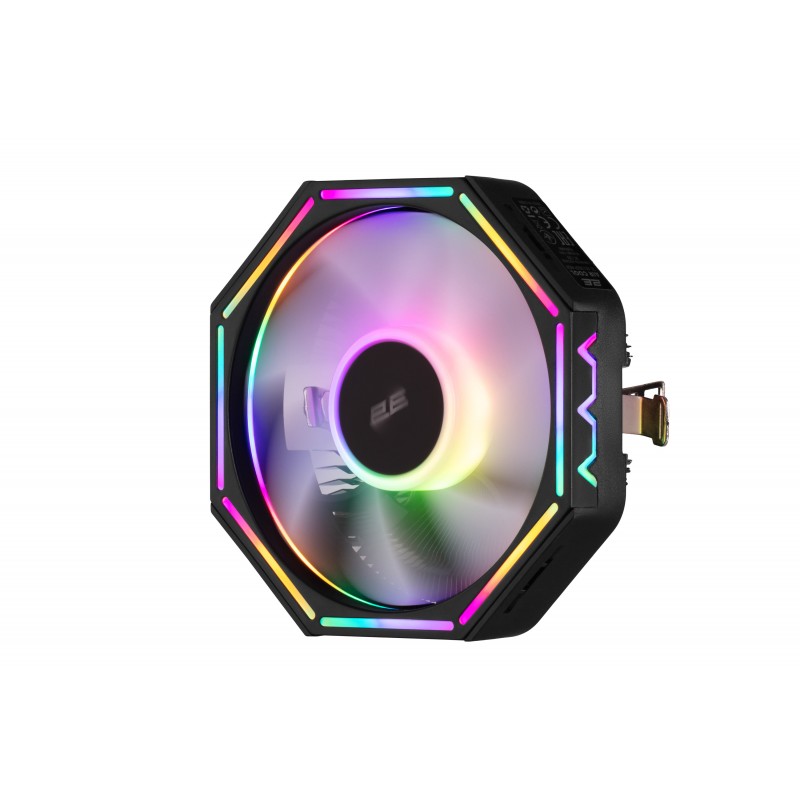 2E Gaming Процесорний кулер Air Cool AC120ZP RGB, LGA1700, 1200, 115x, 775, AM5, AM4, AM3, AM3+, AM2, AM2+, FM2, FM1, 4pin RGB, TDP 95W