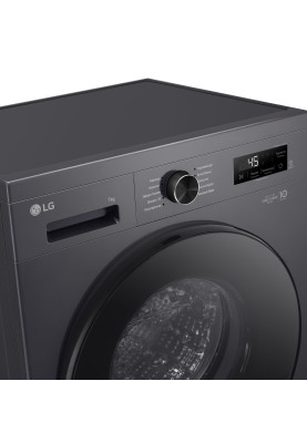 LG Пральна машина, фронтальна, 7 кг, A+++, антрацит
