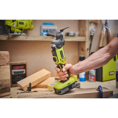 Ryobi Багатофункціональний інструмент R18MT-0 18В ONE+ 10000-20000об·хв 1кг без АКБ та ЗП