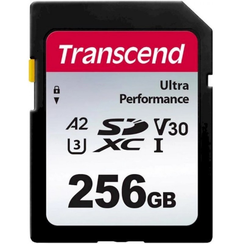 Transcend Карта пам'яті SD 256GB C10 UHS-I U3 A2 R160/W90MB/s 4K