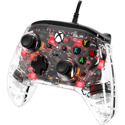 HyperX Геймпад Clutch Gladiate RGB, Xbox, PC, USB-A, прозрачний